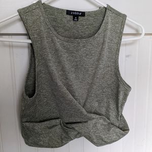 Women's cropped yoga top
